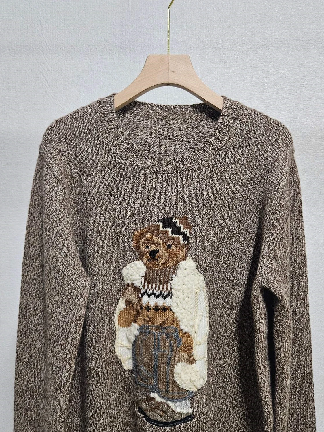 2025 Fall/Winter New Arrival – Women's Heavy-Detail Wool & Cashmere Crewneck Collegiate Sweater, Youthful Style #2