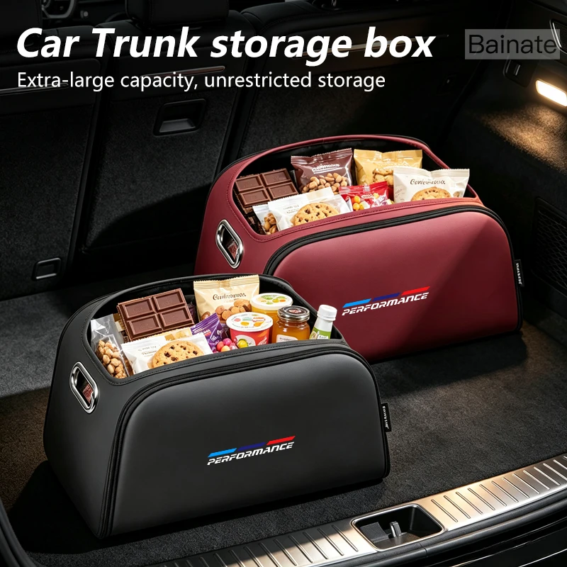 Für BMW X1 X2 X3 X5 X7 E46 E60 E70 E82 E92 G10 G30 F10 F30, Kofferraum-Organizer Aufbewahrungsbox Tasche Auto-Innenraum Aufbewahrungslösungen