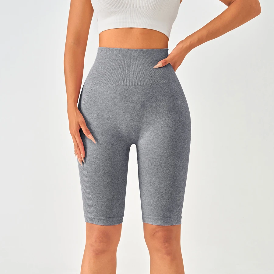 女性スポーツレギンススポーツウェア女性ジムレギンスシームレスヨガショーツ w/おなかコントロール女性のショーツフィットネス女性服