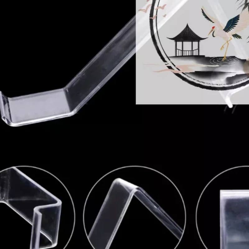 

Clear Plastic Shoe Store Display Stands Rack Holder Sandal Display Stands Resistant to Wear Durable Transparent Looks Textured