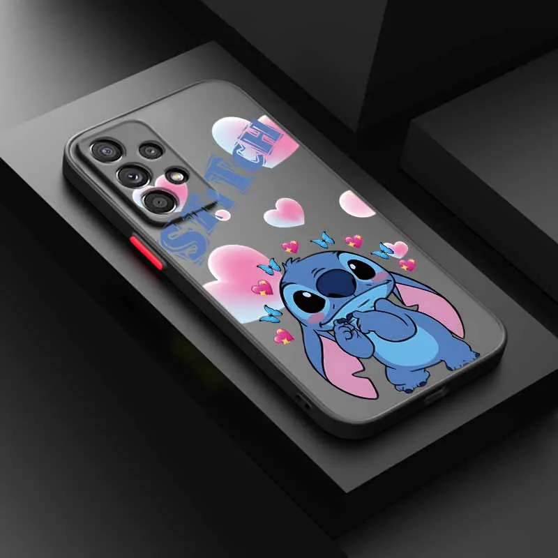 Disney Stitch Strawberry Cute For Samsung A56 A55 A54 A53 A36 A34 A33 A32 A31 A26 A25 A24 A23 A22 A21S A17 A15 A07 Phone Case - náhled 6