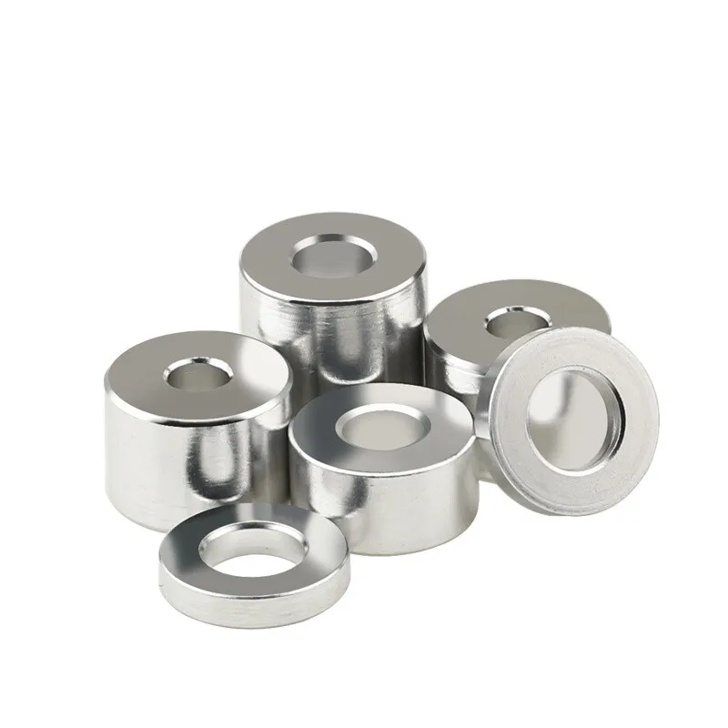 10-20pcs Aluminum flat washer M3 M4 M5 M6 M8 aluminum Bushing gasket Spacer CNC sleeve Non-thread standoffs For RC Model Parts