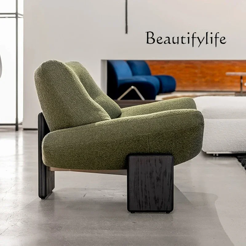 

BJ Italian Modern Living Room Single Sofa Creative Light Luxury Leisure Lazy Designer Advanced Balcony Fashion