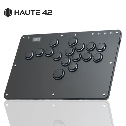 Joystick Arcade Haute42 Controle, controlador Hitbox, llanta de botón, controlador Arcade sin palanca para PC/PS5/PS4, palo de lucha
