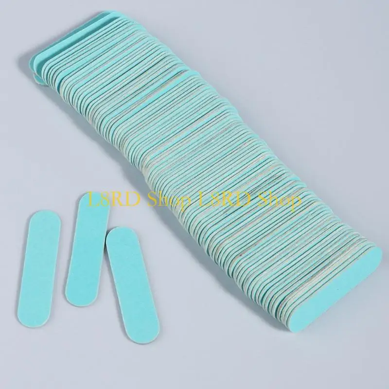 L8RD 50pcs Wooden File Buffer Styling Tools Gel File Set Polisher