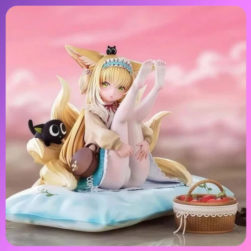 

Arknights Suzuran Spring Song Picnic Theme Anime Figure Fox girl Statue Desktop Decoration Gift​