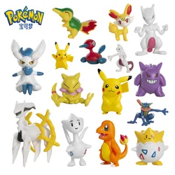 3.5-7.5 Cm New Pokemon Figures Pikachu Mew Charizard Gengar Mewtwo Cartoons Anime Figure Action Model Toy Christmas Gifts