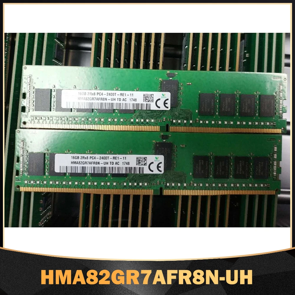 1PCS RAM 16GB 16G 2RX8 DDR4 PC4-2400T ECC REG For SK Hynix Memory HMA82GR7AFR8N-UH