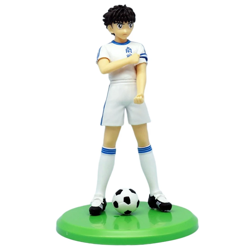 18-22cm Anime Captain Tsubasa Figure Ozora Tsubasa Action Hyuuga Kojirou/Wakabayashi Genzou Figurine Collection PVC Model Toys