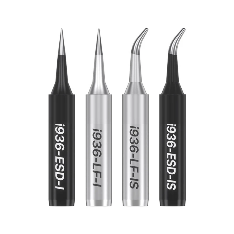 Y5GD I936 Soldering Iron Replacement Heads for Detailed Solder Repair, Fine Point Pack of 5 for Circuit Board Service Work