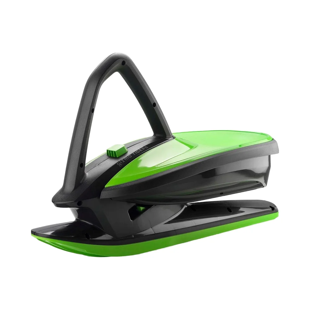 

Gizmo Riders Skidrifter Sled For Kids Snow Sled With Brake For Ages 3 And Up Weight Capacity 150 Lbs Mystic Green