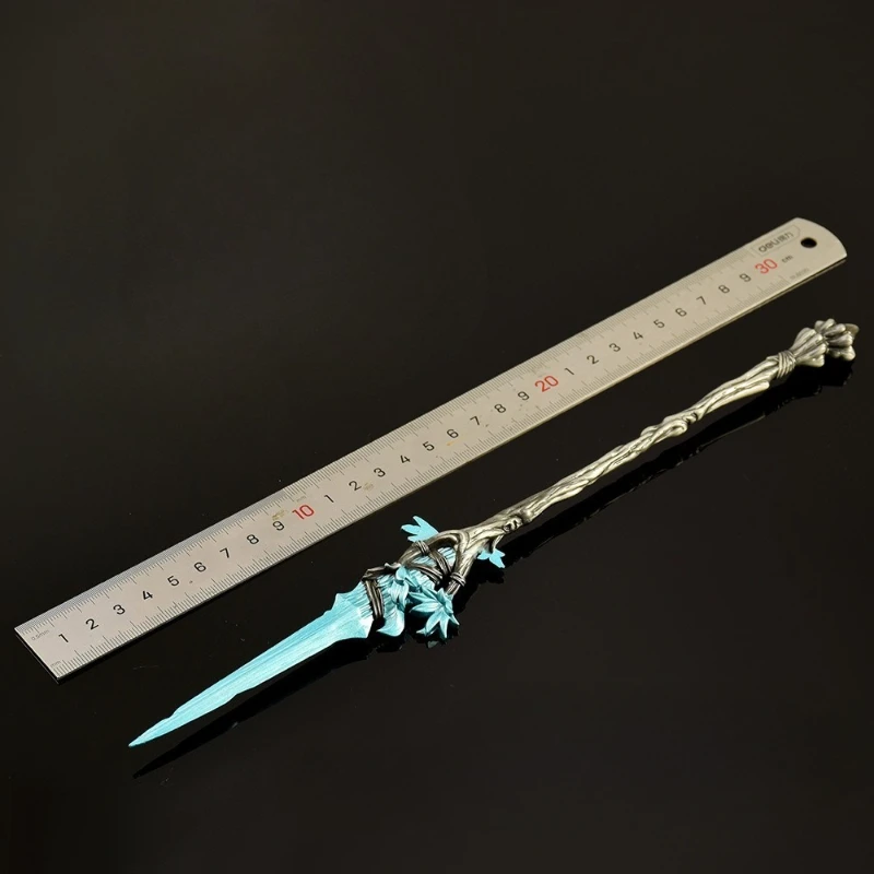 30 cm Neue Spiel Figur Traum Speer Peripherie Metall Modell Handwerkskunst Requisiten Desktop Dekoration Ornamente Geburtstag Geschenke Spielzeug