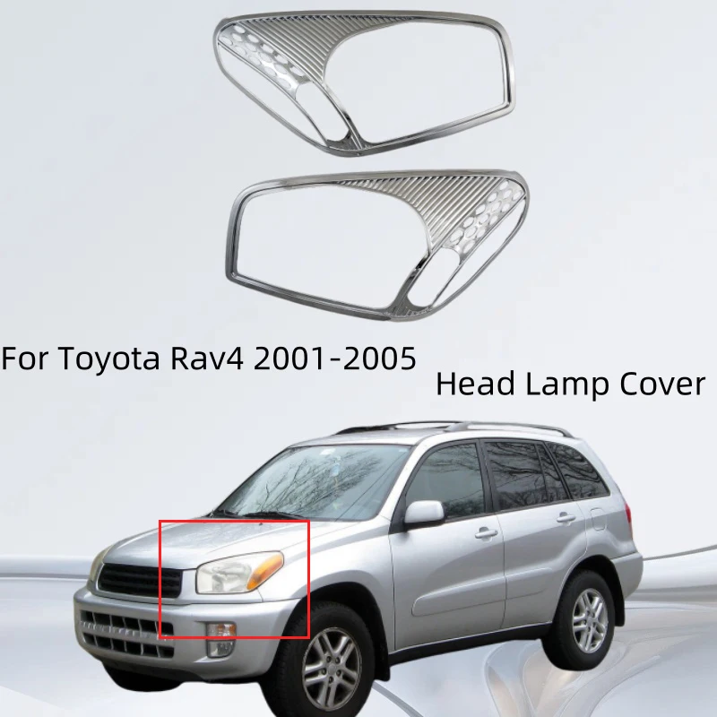 

Cars Accessories New Head Lamp Cover For Toyota Rav4 2001 2002 2003 High-Quality Exterior Head light Components Decorate