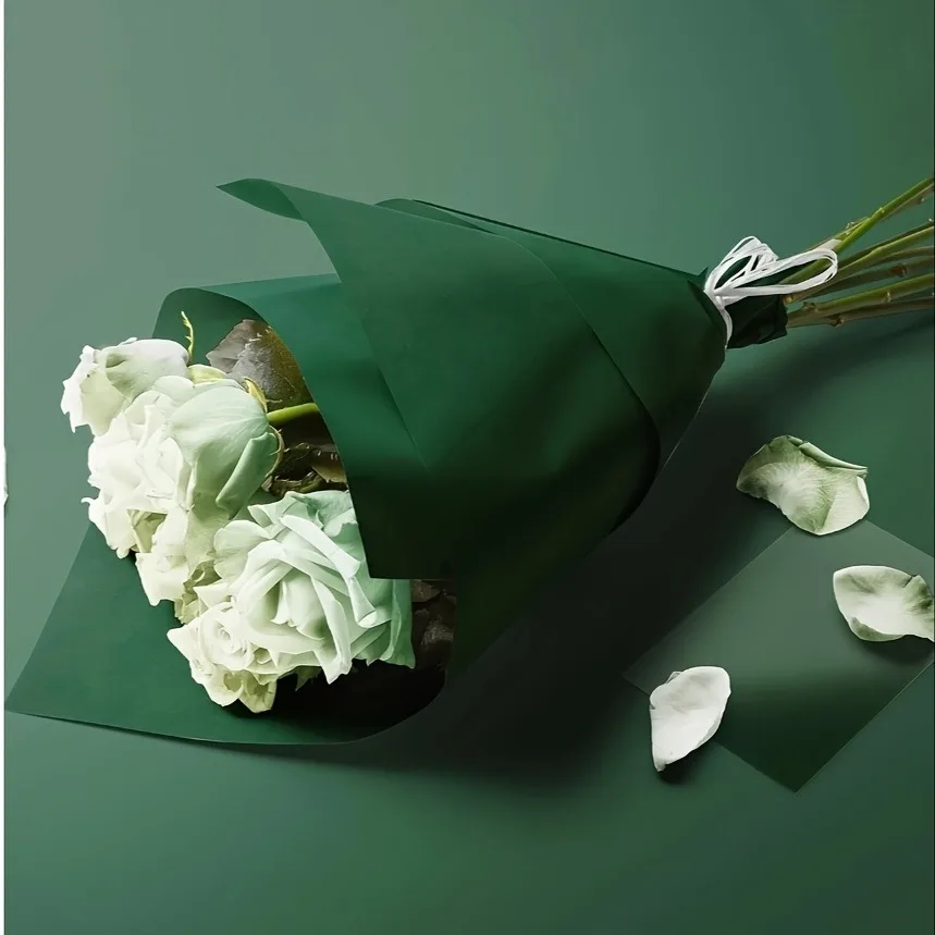 1 Roll of Giant Green Craft Paper - Art Kraft Craft Paper for Birthday, Bouquet, Floral Crafts, Packaging, Poster