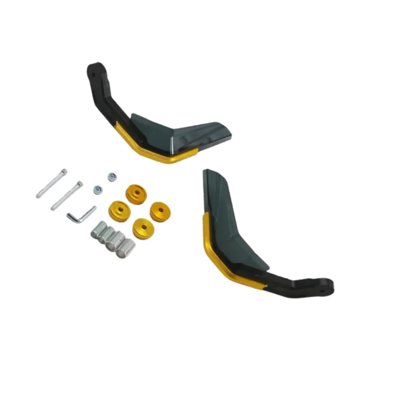 

Защитная шестерня для мотоцикла, алюминиевый сплав с ЧПУ, защита для рук для мотоцикла, ветрозащитный щит для Honda, Yamaha, Suzuki