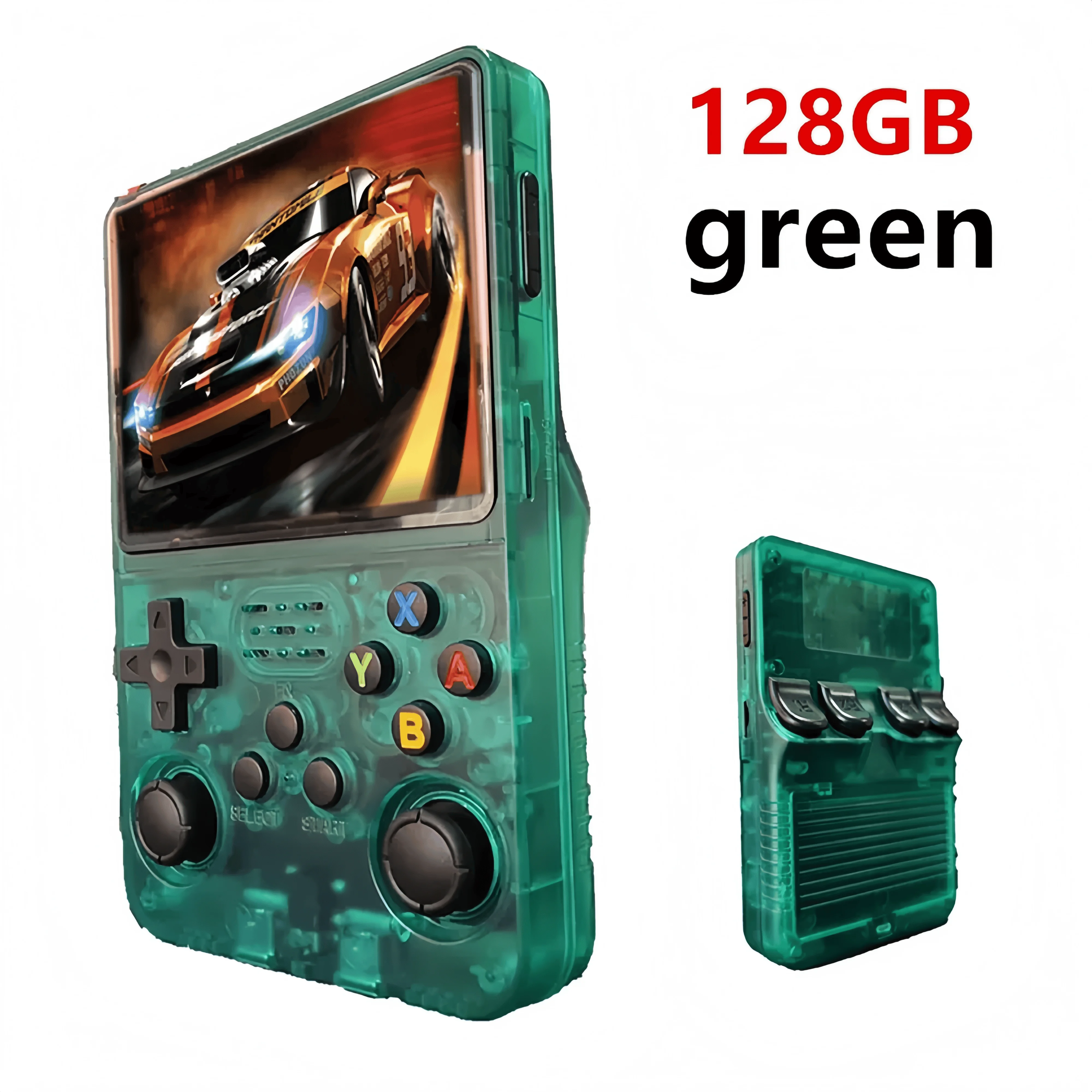 R36S Retro R36 Ultra Handheld Videogameconsole IPS Scherm 128GB Spellen Draagbare Pocket Player Linux Systeem R36XX PRO - afbeelding 1