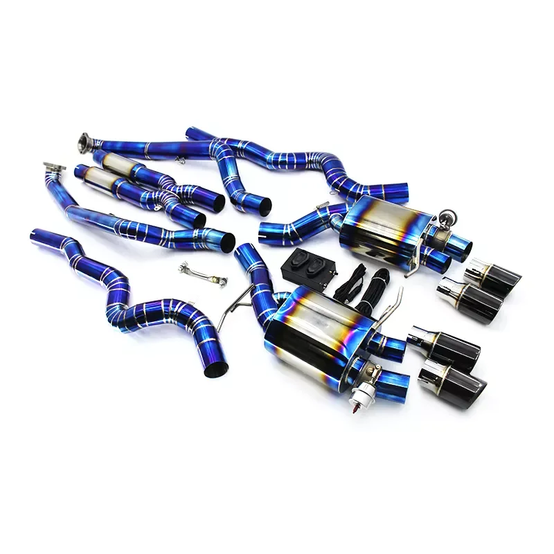 

Индивидуальные выхлопные трубы Catback для BMW M5 F10/F15 4.4TT 2012-2016 выхлопная система из титанового сплава глушитель выхлопные трубы