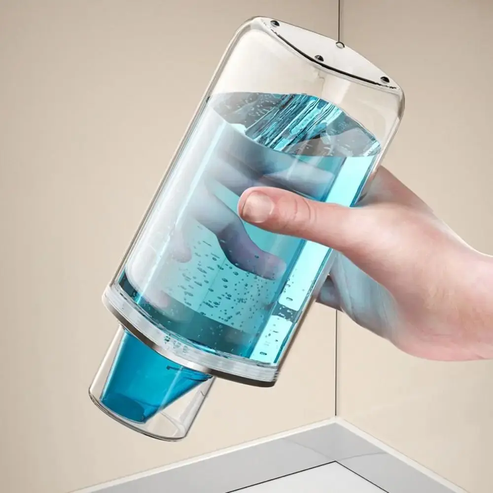 

Transparent Laundry Detergent Dispenser Bottle Sealed with Measuring Cup Laundry Powder Storage Box Multipurpose