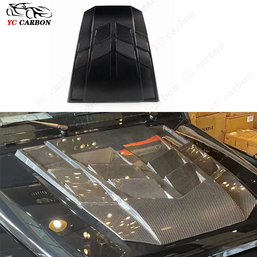 

For Mercedes Benz G-Class W464 G500 G550 2019+ High quality Carbon Fiber engine cover Front Hood Hood Ventilation Cover