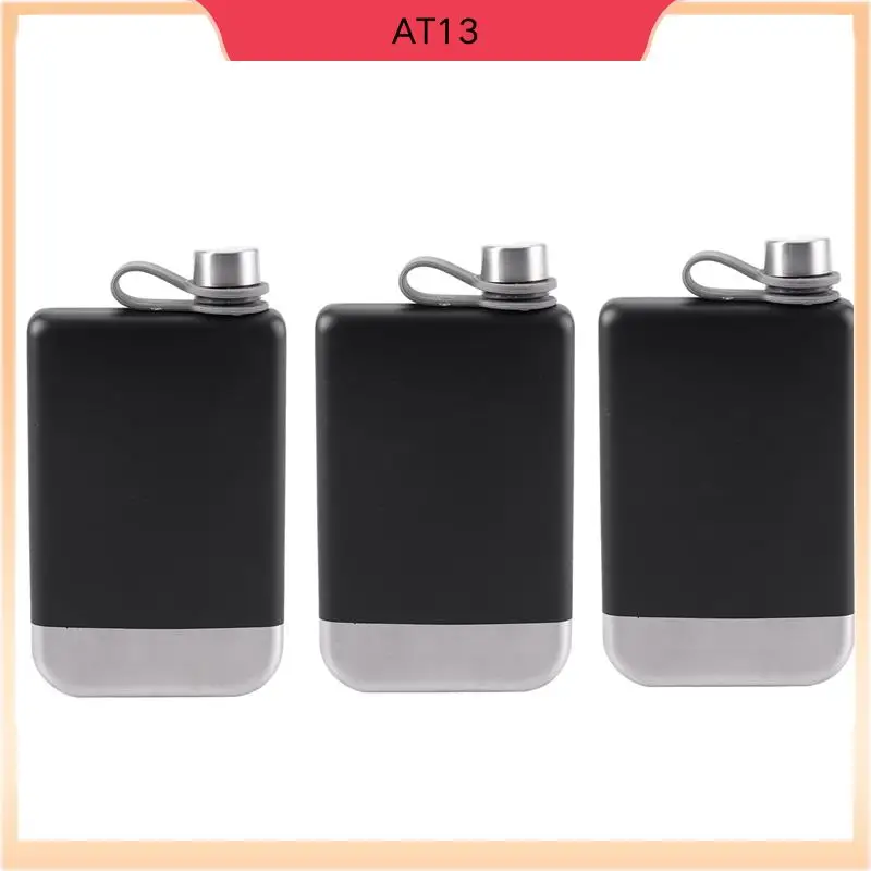 

AT13 3X9 унций из нержавеющей стали 304, фляга для виски, винная бутылка, карманный фляга для спирта для подарков