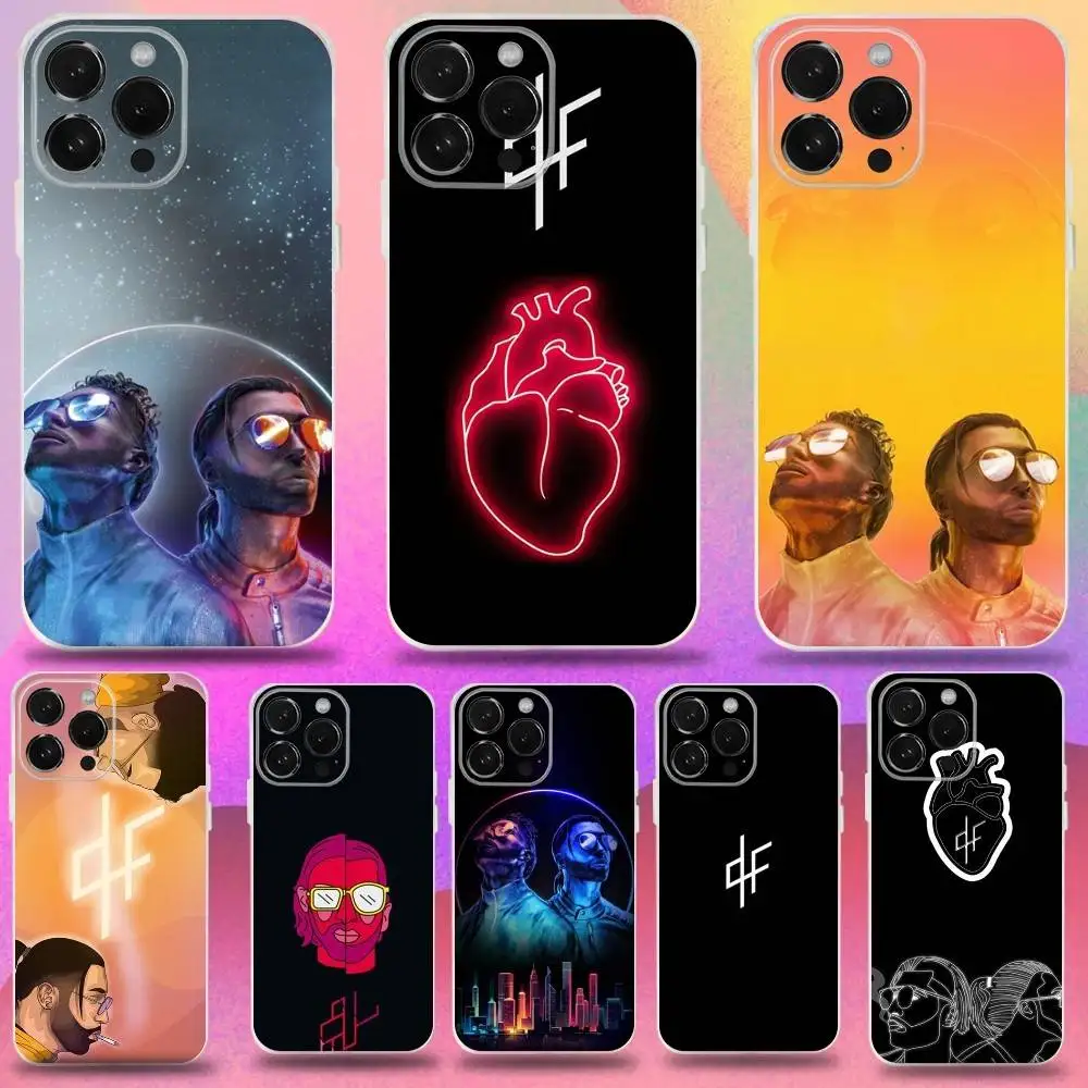 

PNL QLF Rapper Phone Case For iPhone 16,15,14,13,12,11 Pro,Max,Plus,X,XS,XR,SE,Mini Transparent Silicone Soft