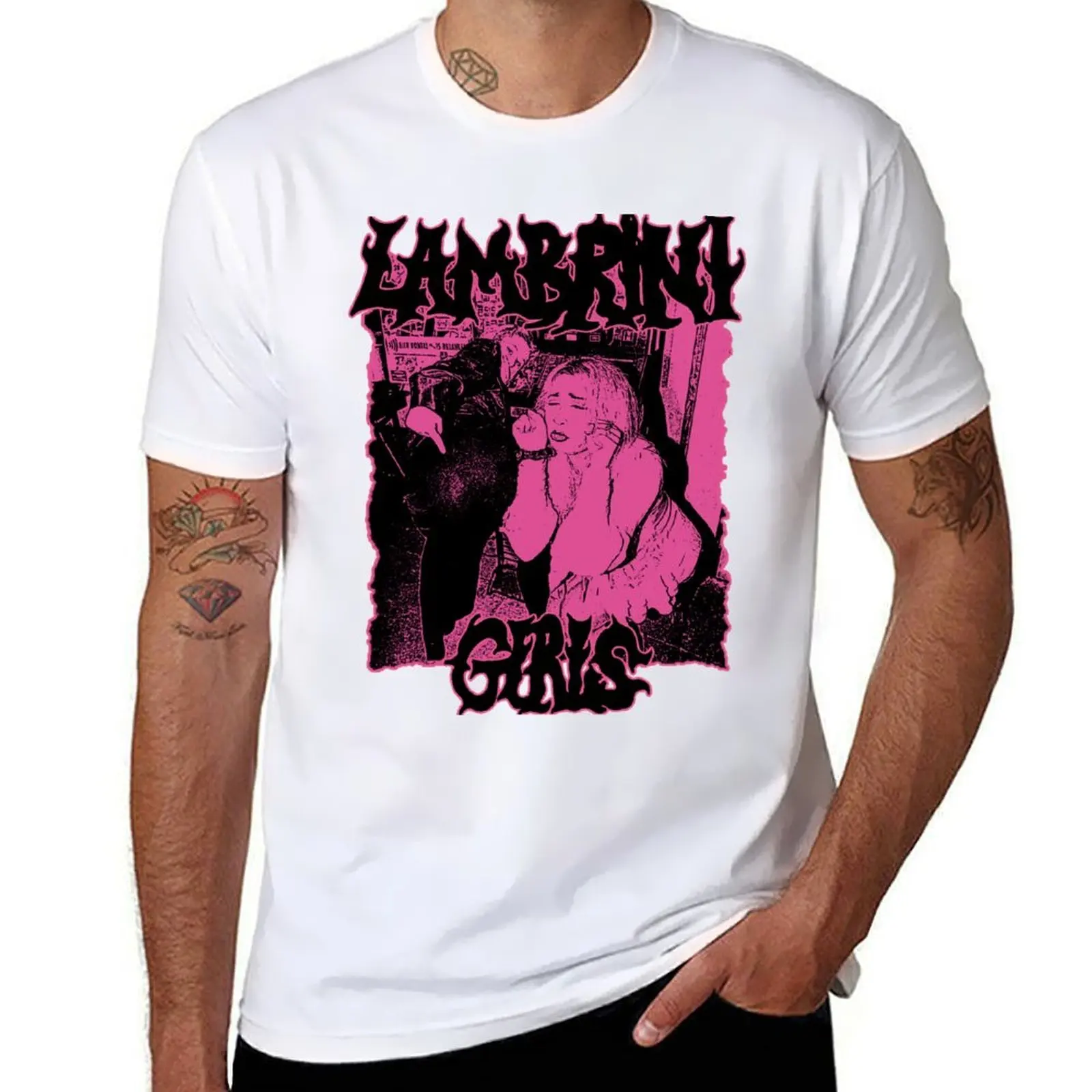 

Vintage Grunge Style Marina Lambrini Diamandis T-Shirt t shirt man casual anime t shirts oversize T-Shirt