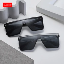 KLASSNUM One Piece Square Sunglasses Men Women Sports Driving Sunglasses Oversized Frame Luxury Brand Disigner 2026 Sun Glasses