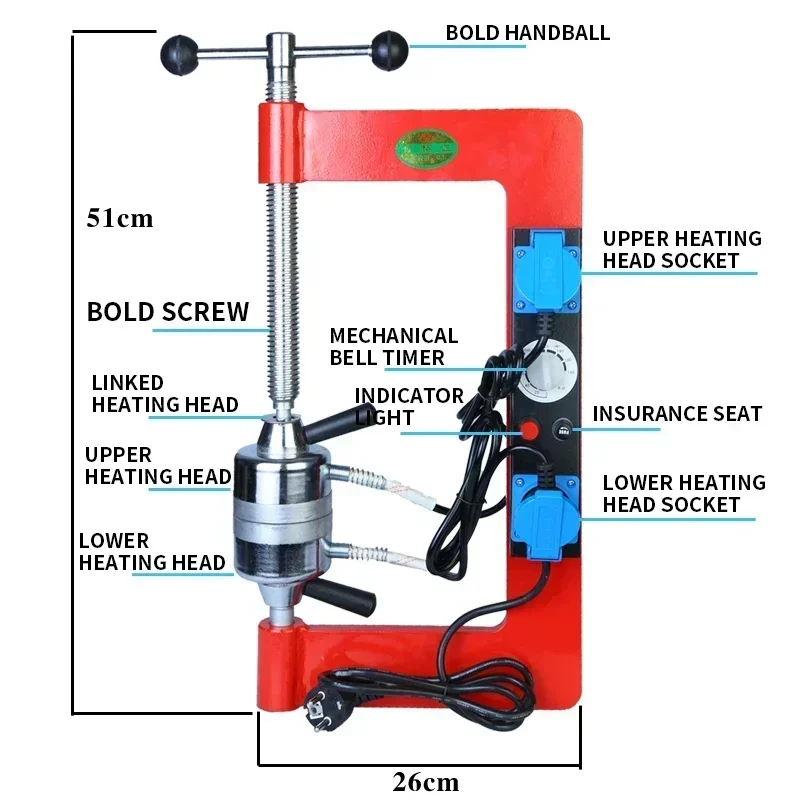 Tire repair for inner and outer tires New timing temperature and temperature control fire repair machine Vulcanizing