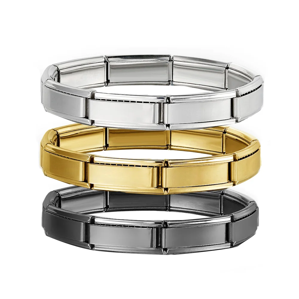 GEMOSA Fashion Women Men Jewelry 20*9mm Width Silver Color Stainless Steel Bracelet Bangle Male Female Party Daily Accessories image 2