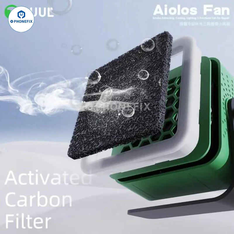 2UUL Aiolos Fan estrazione del fumo integrata raffreddamento e illuminazione per la scheda madre del telefono cellulare CPU BGA SMD strumenti di