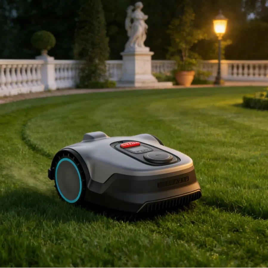 

Intelligent Battery-Powered Lawn Mowing Robot Automatic Home Lawn Trimmer APP Remote Control Smart Obstacle Avoidance Compact