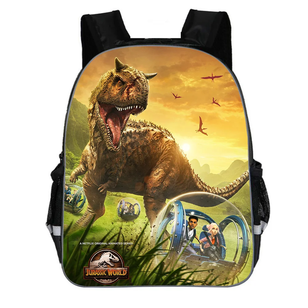 Jurassic Park School Bags Primary Jurassic World children school bags girls boys baby book bag 11-16inch mochila