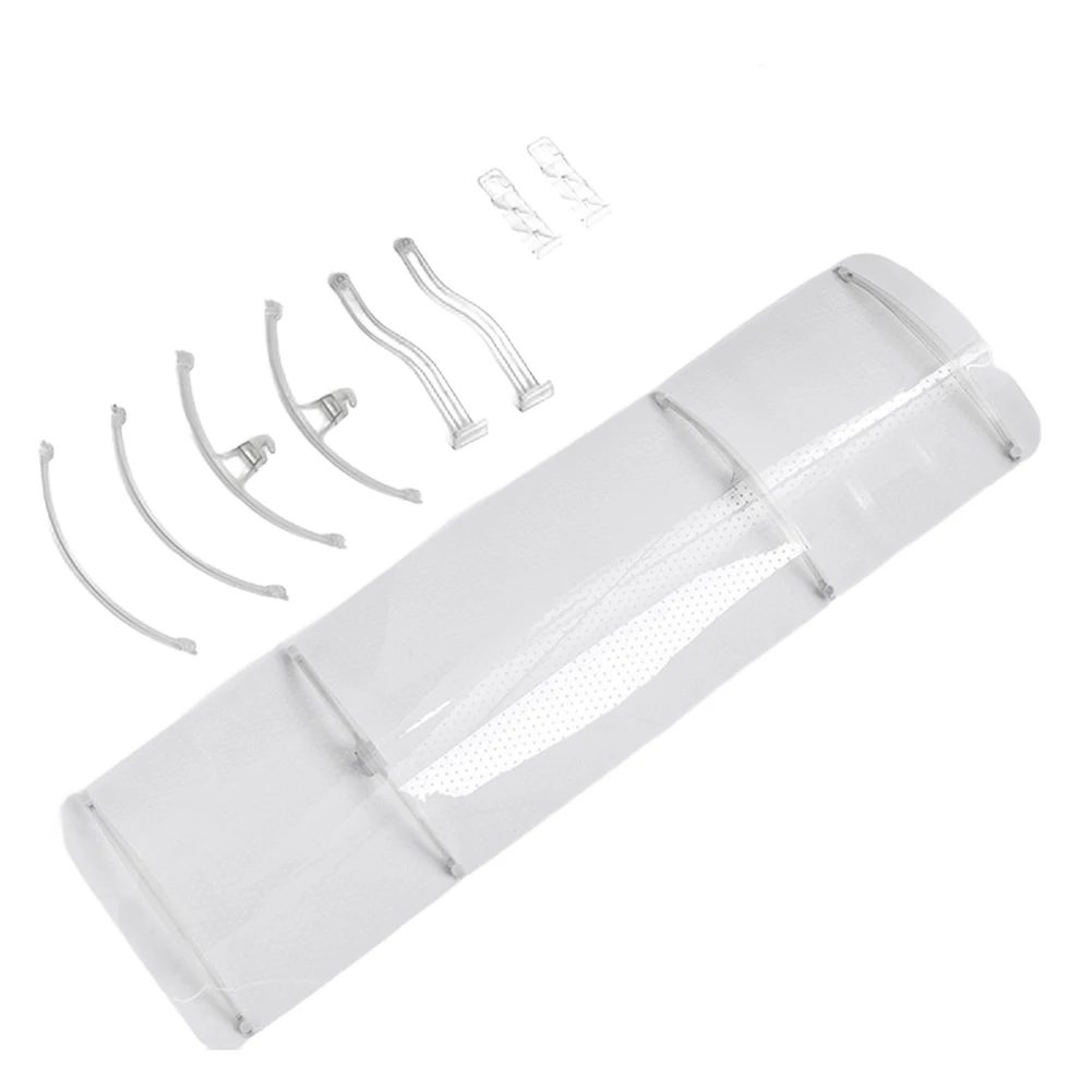 

Air Conditioner Wind Deflector 90*27cm Hanging Anti-Direct Blowing Windshield Adjustable Air Baffle Shields For Home Office
