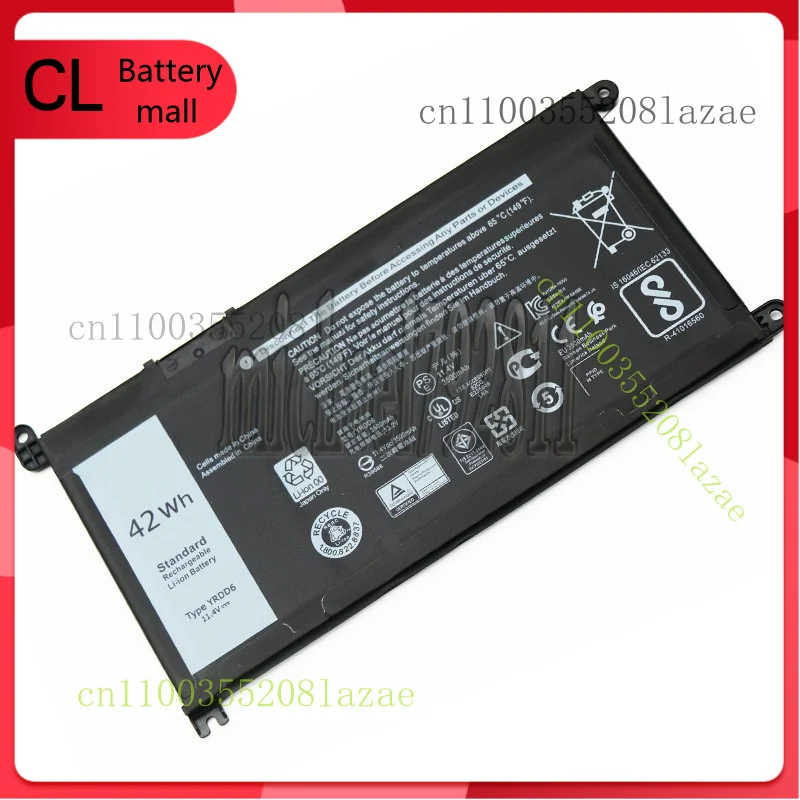 

New YRDD6 Battery Compatible with for Dell Inspiron 14 5481 5488 5491 5593 2-in-1