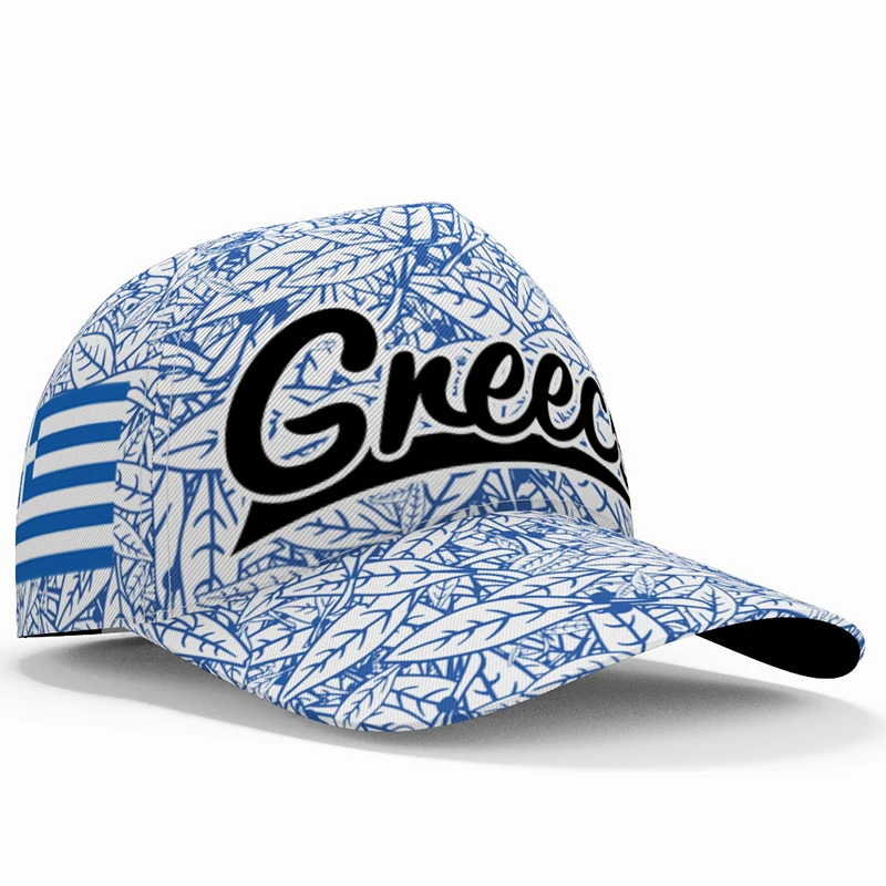 

Greece Baseball Cap Free Custom Made Name Number Team Logo Gr Peaked Hats Grc Country Travel Greek Nation Hellenic Flag Headgear