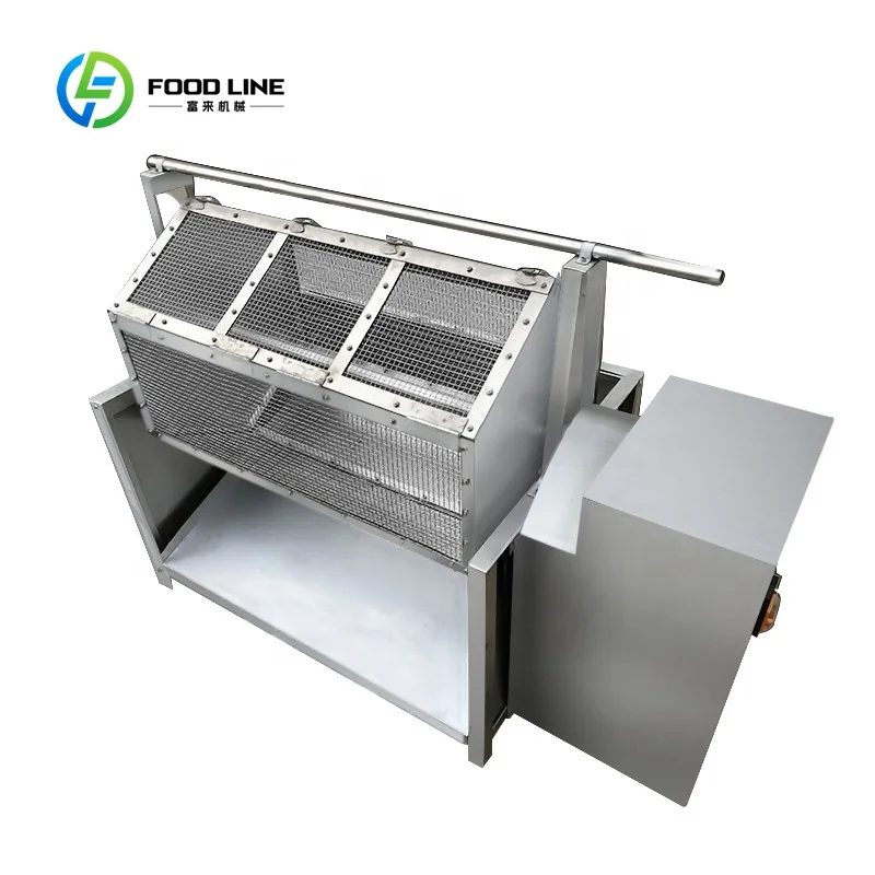 

Customized High Efficiency Sardine Small River Fish Descaling Drum Scaler Scale Scaling Removing Remover Machine No Skin Damage