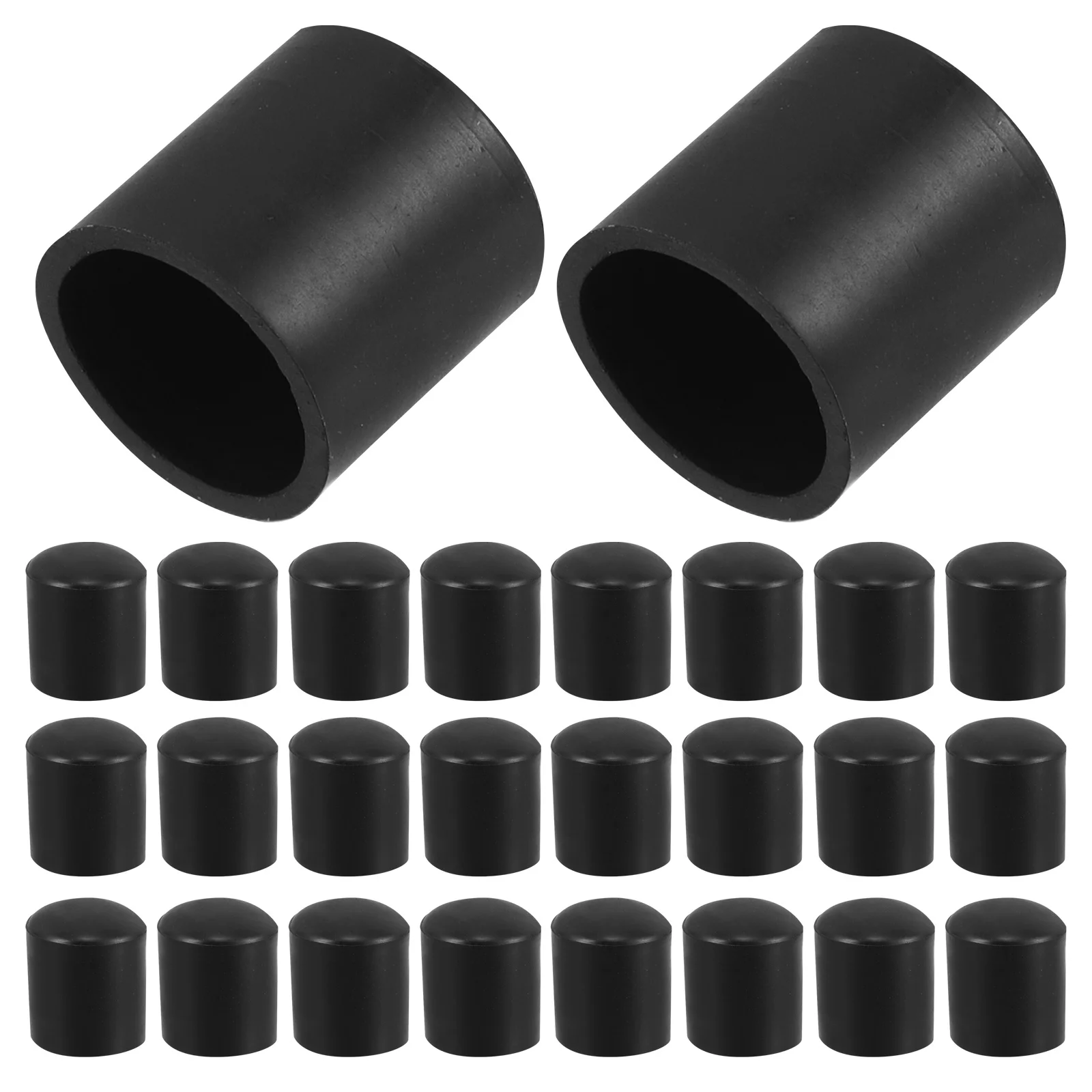 

60pcs Pvc Protectors Slip Resistant Furniture Leg Covers Noise Reduction For Hardwood Indoor Outdoor Use Heavy Duty Chair Leg