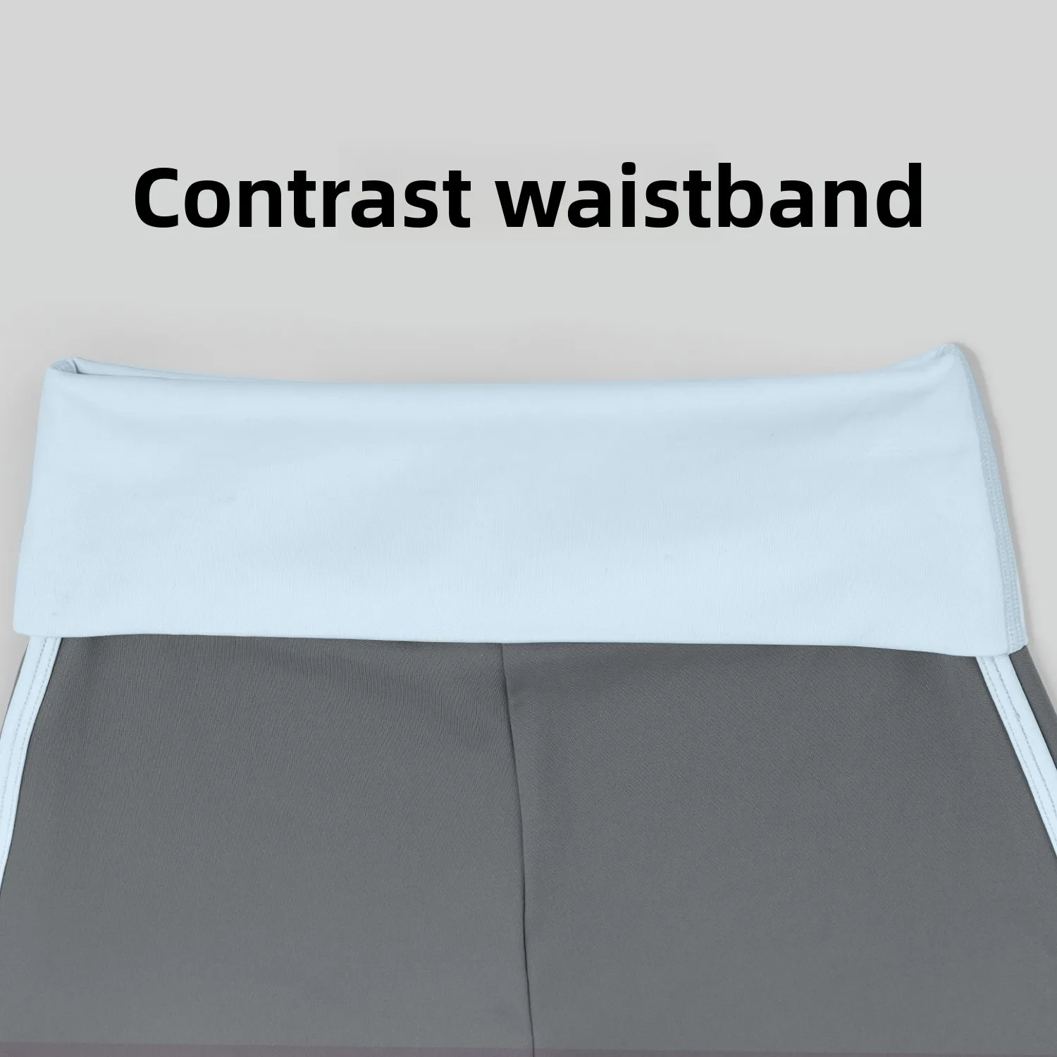 New High Waisted Tummy Control Butt Lifting Yoga Shorts for Women Summer Color Block Stripe Stretch Sporty Slim Fit Shorts