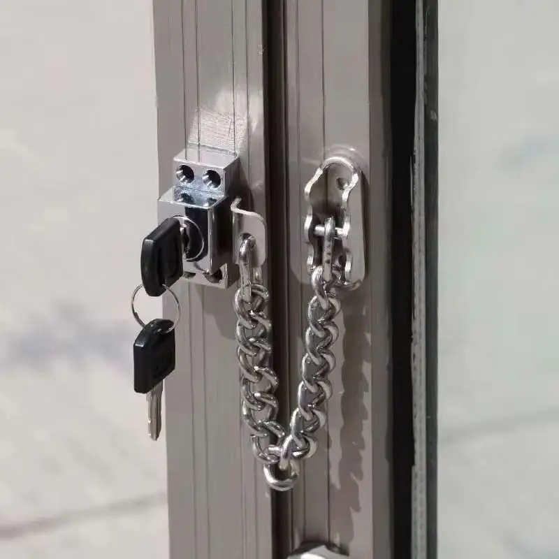 1Piece Casement Door and Window Lock Security Anti-theft Door Chain Lock Protect Children Safety Lock Prevent Baby Falling Lock