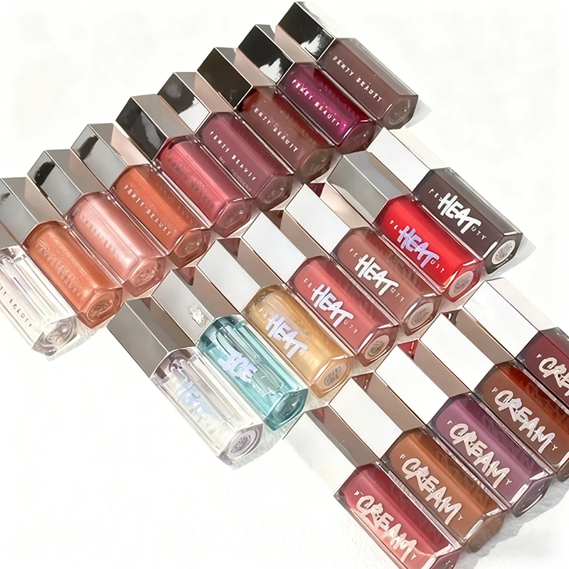 Cosmetics Lip Color Texture Is Light Moist,Natural Three-dimensional,3D Streamer Two-color High Gloss Powder Diamond Highlight