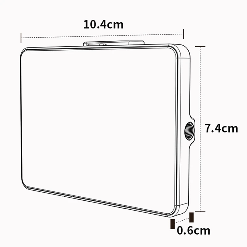 Ładowana lampka do napełniania Mini RGB na telefon, podkładka, do makijażu, Selfie, Vlog