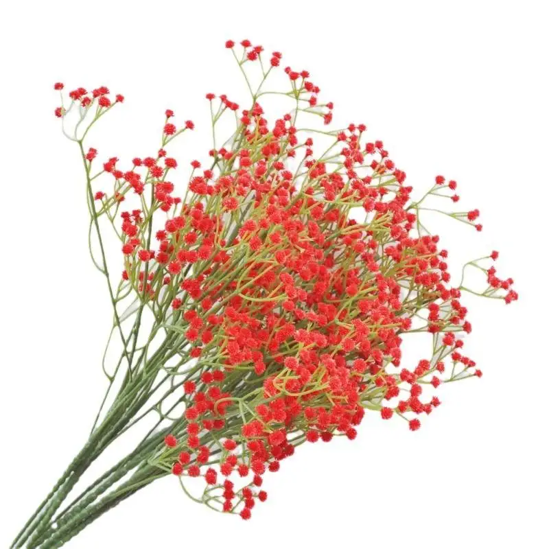 

Artificial baby breath flower real touch 108 head baby breath flower family wedding party decoration