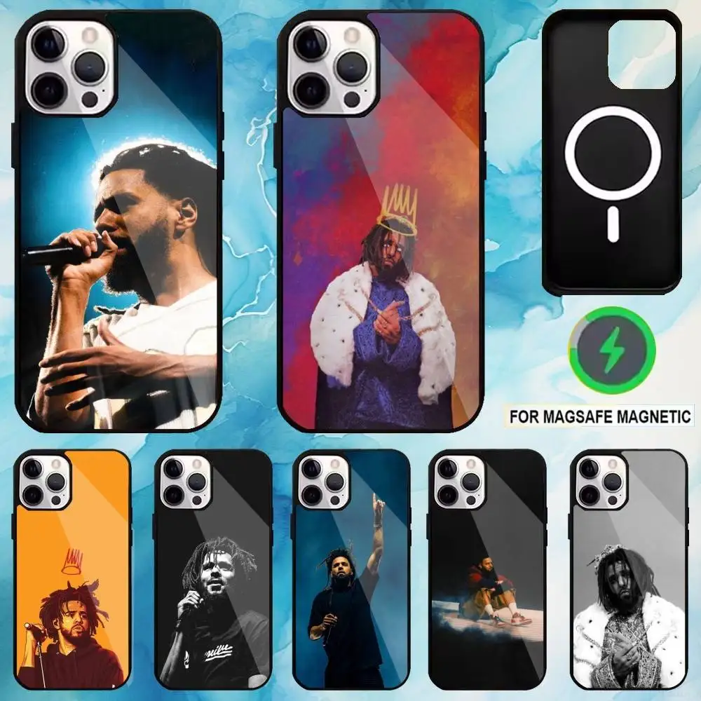 

Pop J.Cole World Phone Case For iPhone17,16,15,14,13,12,11 Plus,Pro Max Magnetic For Magsafe Wireless Charging