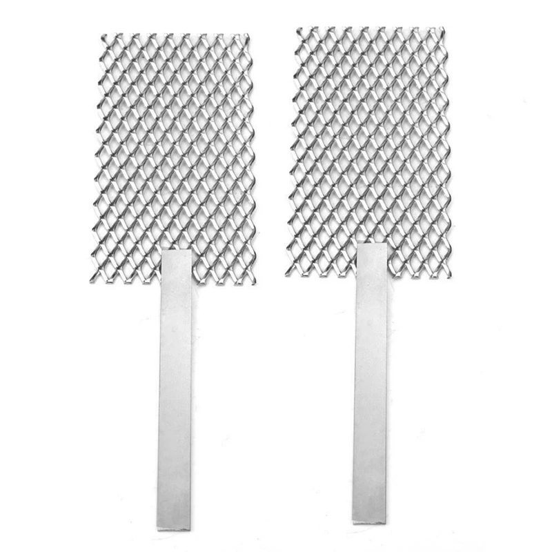 2X Mesh 2X4 Inch Platinized Titanium Anode Plating Rhodium Palladium For Jewelers Rhodium And Palladium Plating