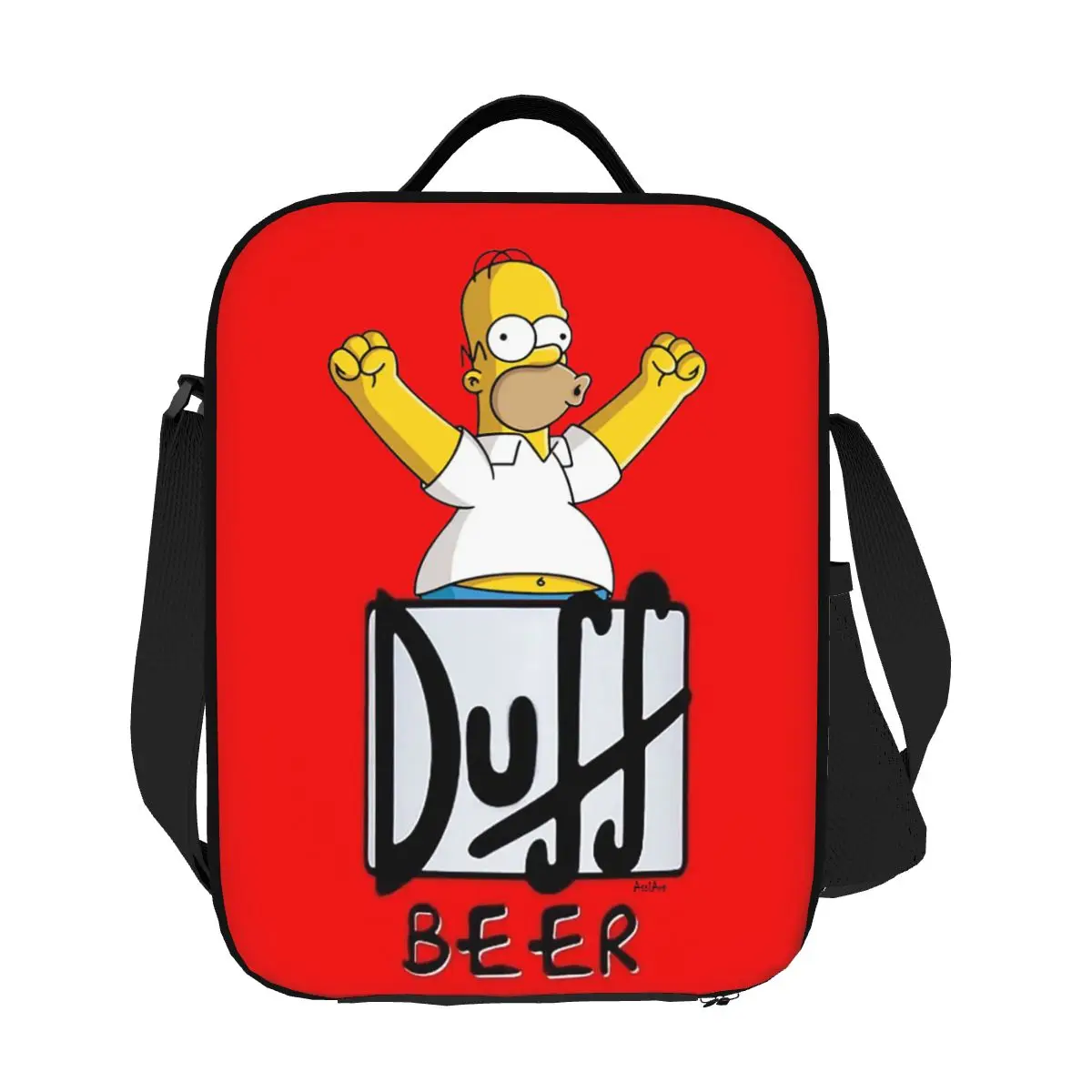 حقيبة غداء معزولة من Duff Beer للنساء والأطفال، صناديق طعام مقاومة للتسرب، حقيبة غداء حرارية #1