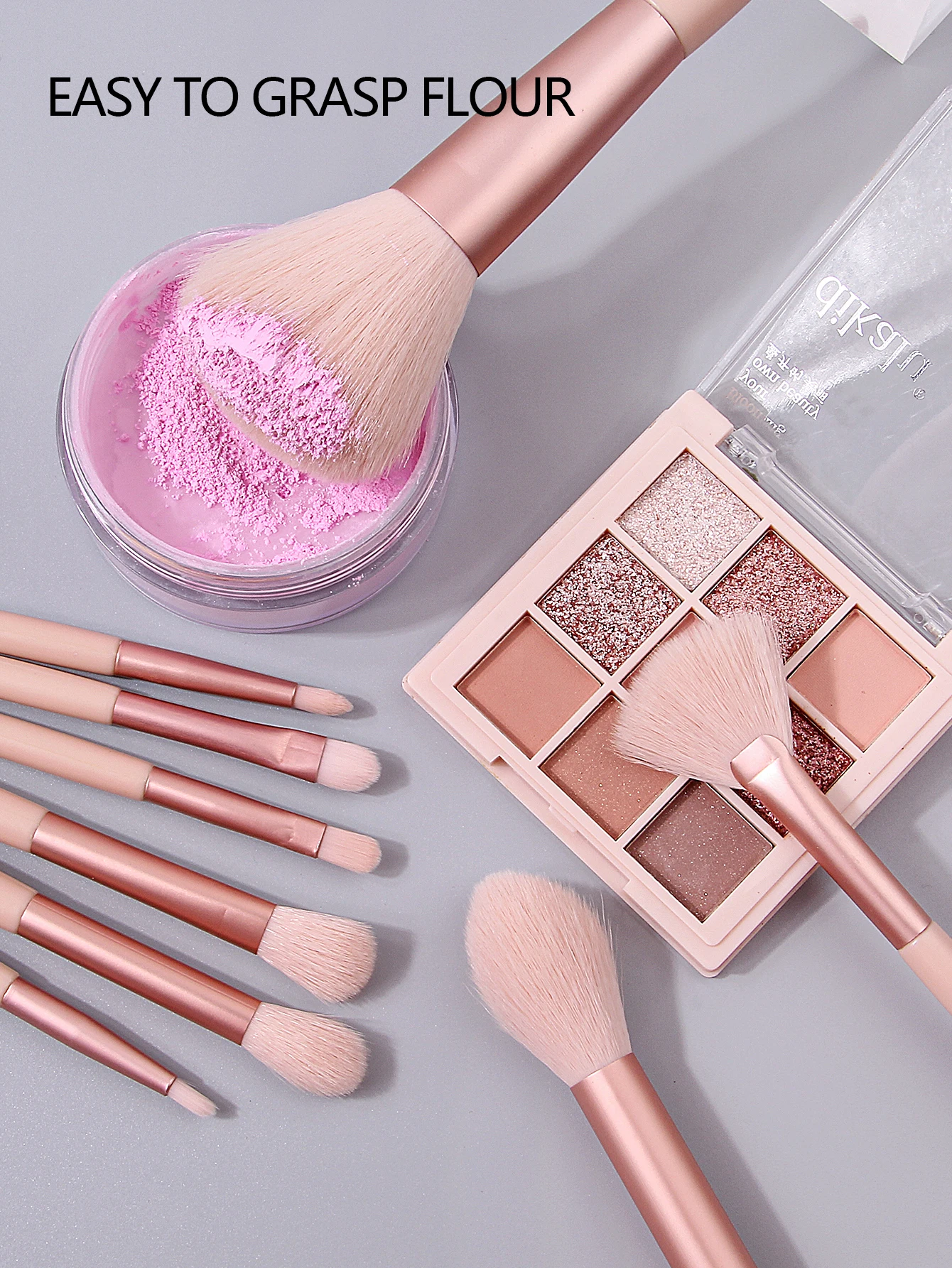 12Pcs Rosa Make-Up Pinsel Set Make-Up Concealer Erröten Pulver Pinsel Lidschatten Highlighter Foundation Pinsel Kosmetische Schönheit Werkzeuge