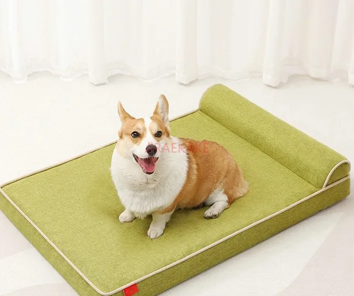 Dog bed for all seasons, removable and washable pet bed, dog mat, sleeping cat bed