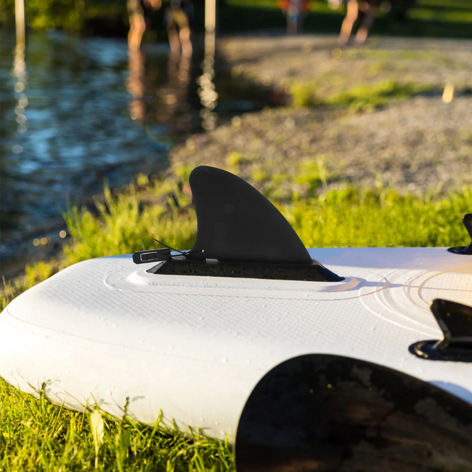 

1 set Inflatable Kayak Fin Set Detachable High Strength Design For Stability Control In Lakes Rivers Shallow