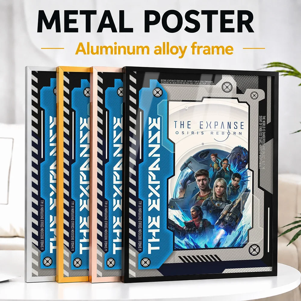 The Expanse Osiris Reborn Game Metal Poster With Aluminum Alloy Frame Personalized Hero Tribute Wall Art For Streamer Studio