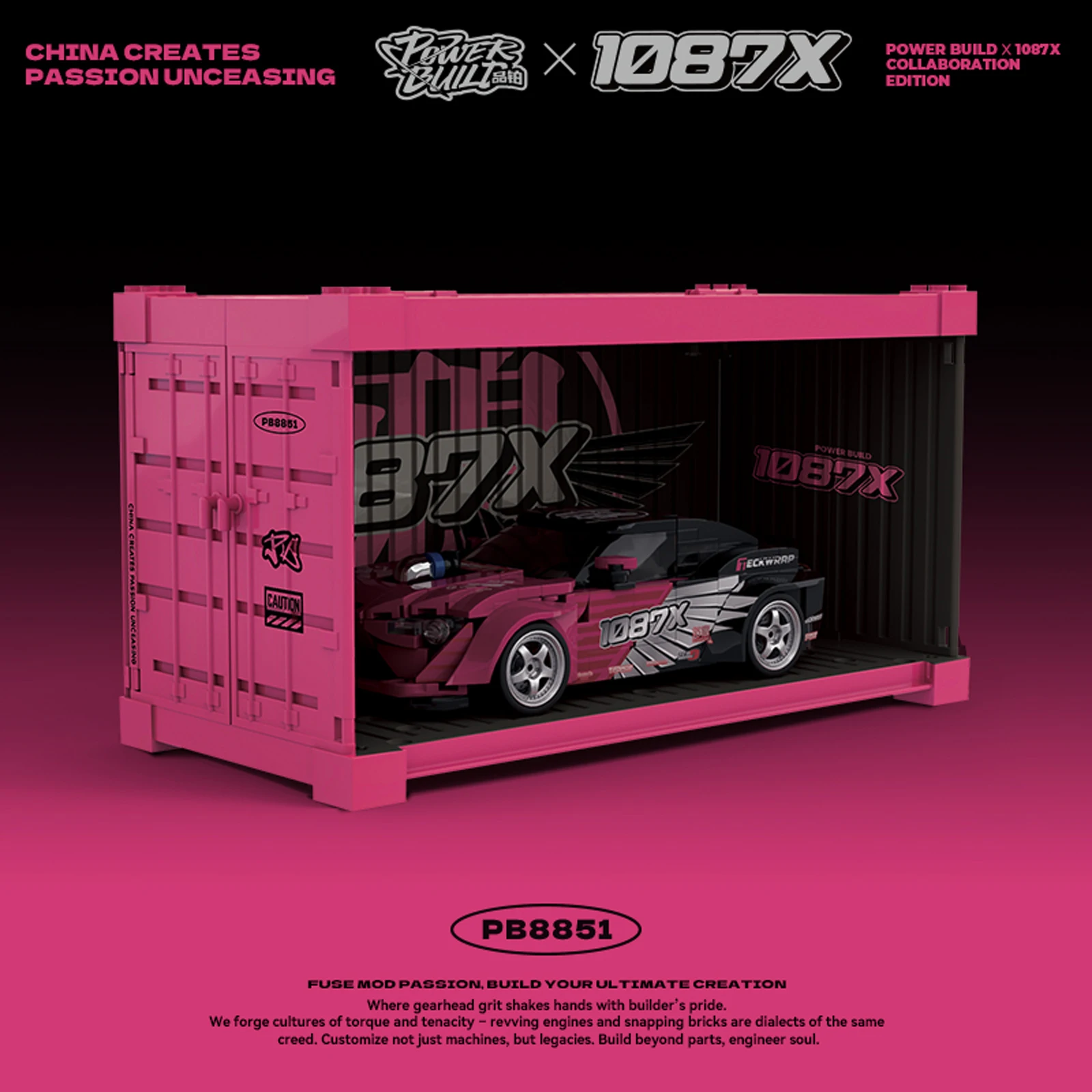 Bloco de construção de carro modelo 1:18 escala mini clássico carro técnica-kit de montagem compatível presente perfeito para carro-amor criança